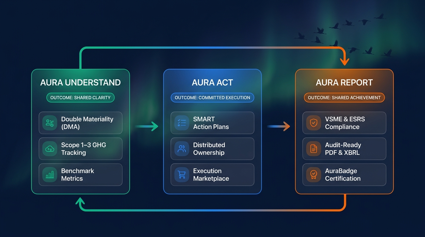 ExecutESG Decision & Action Platform: Understand, Act, Report